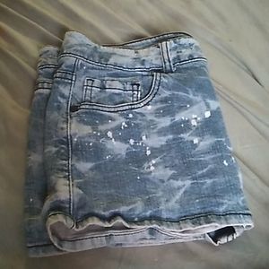 Denim mini skirt